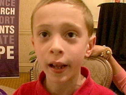 VIDEO: Randy Pauschs 8-year-old son campaigns against pancreatic cancer.
