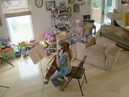 VIDEO: Donations help Micayla Hills play cello for her mother stricken with leukemia.