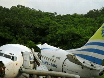 VIDEO: Plane Breaks Apart During Flight