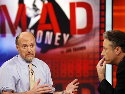 VIDEO: Stewart Mad at Mad Moneys Cramer