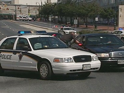 VIDEO: An armed man was shot dead after taking hostages at Discoverys headquarters.