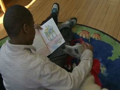VIDEO: Children struggling with reading do not feel judged when reading to dogs.