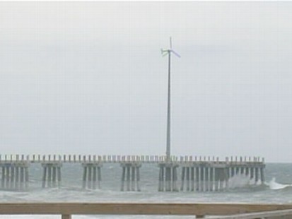 VIDEO: People along the Atlantic coast brace for the Category 3 hurricane.