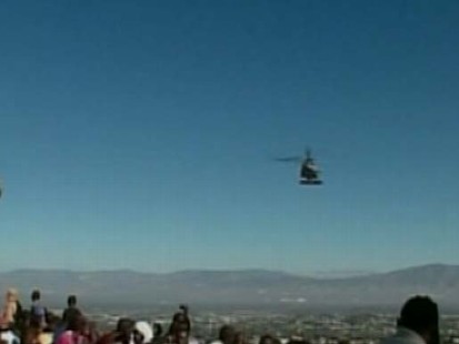 VIDEO:Military Helicopters Face Challenges in Haiti