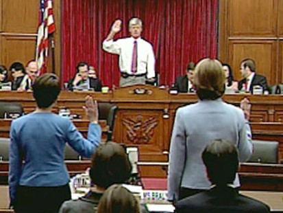VIDEO: Health Insurance Executives are forced to answer to Congress about rate hikes.