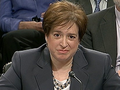 Tough Questions for Kagan in Confirmation Hearing