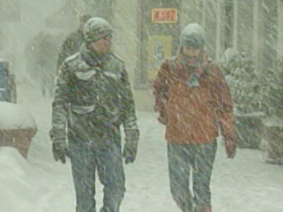 VIDEO: Snow Buries the East Coast