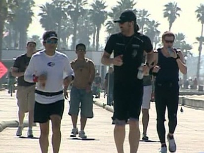 VIDEO: Running marathons to raise money