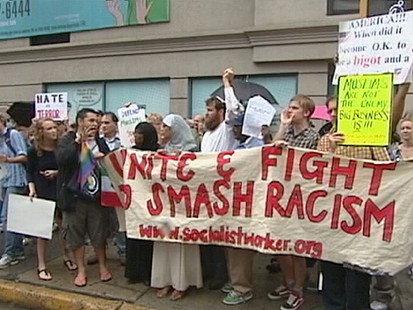 VIDEO: Dueling Protests at Ground Zero