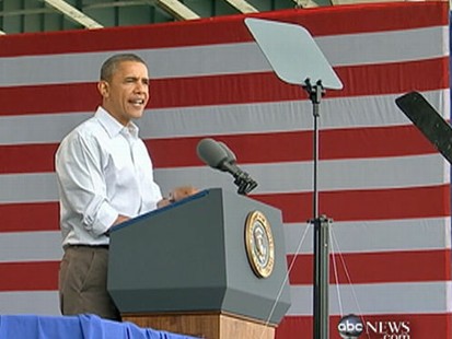 VIDEO: The president campaigned in Wisconsin to tout his new jobs plan.