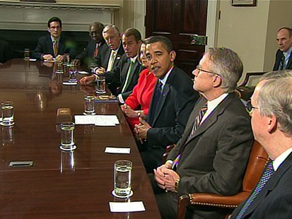 VIDEO: Obama Lobbies for Stimulus Package