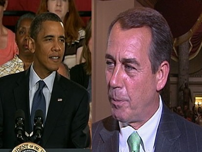 VIDEO: The president got fired up about the congressmans financial reform remarks.
