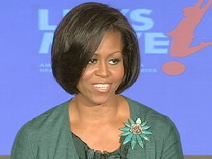 VIDEO: First lady uses her own life lessons to help parents fight childhood obesity.