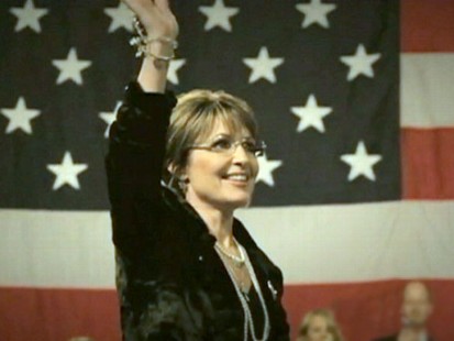 VIDEO: The former Alaska governor riles up Republican women in a new ad.