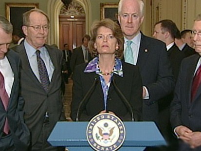 VIDEO: Sen. Murkowski is fighting to hold on against tea party candidate Joe Miller.