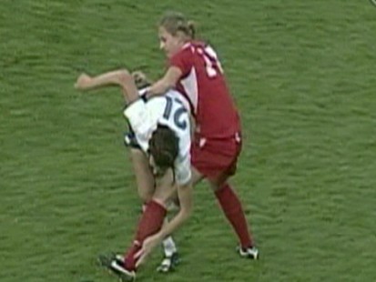 VIDEO: Soccer fights viral punishment
