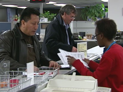 VIDEO: Recession-weary employers slash 663,000 jobs in March.