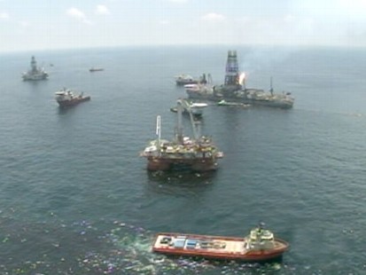 VIDEO; Officials may clear crews from the sea as storm grows in the Caribbean.