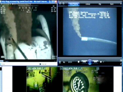 VIDEO: With an apparently complicit Coast Guard, BP held oil spill videos for weeks.