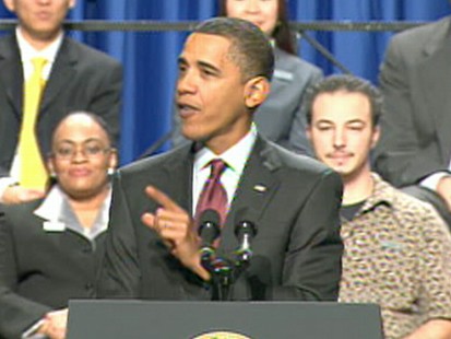 VIDEO: The president announces a plan to try and stave off foreclosures.