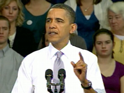VIDEO: After signing health care bill, the president rallies for mid-term votes in Iowa