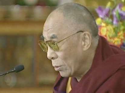 A picture of the Dalai Lama.