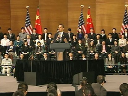 VIDEO: No Mandarin Word for Town Hall: Obama Introduces China to U.S. Political Tradition