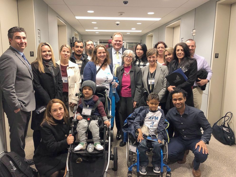 PHOTO: Parents of children with AFM met with the Deputy Director of the CDC, Dr. Anne Schuchat, along with other officials in Washington on Nov. 13, 2018, to discuss ways to improve reporting of AFM across the country.