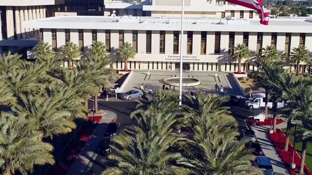 PHOTO: The Eisenhower Medical Center in Riverside, Calif., is pictured in an undated image made from video.