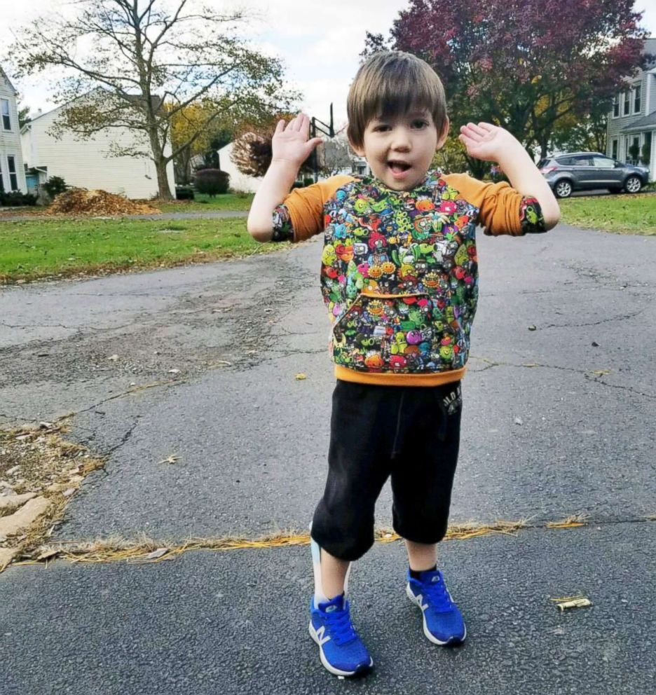 PHOTO: Joey Wilcox is photographed on November 3, 2018, after his release from the Kennedy Krieger Institute.