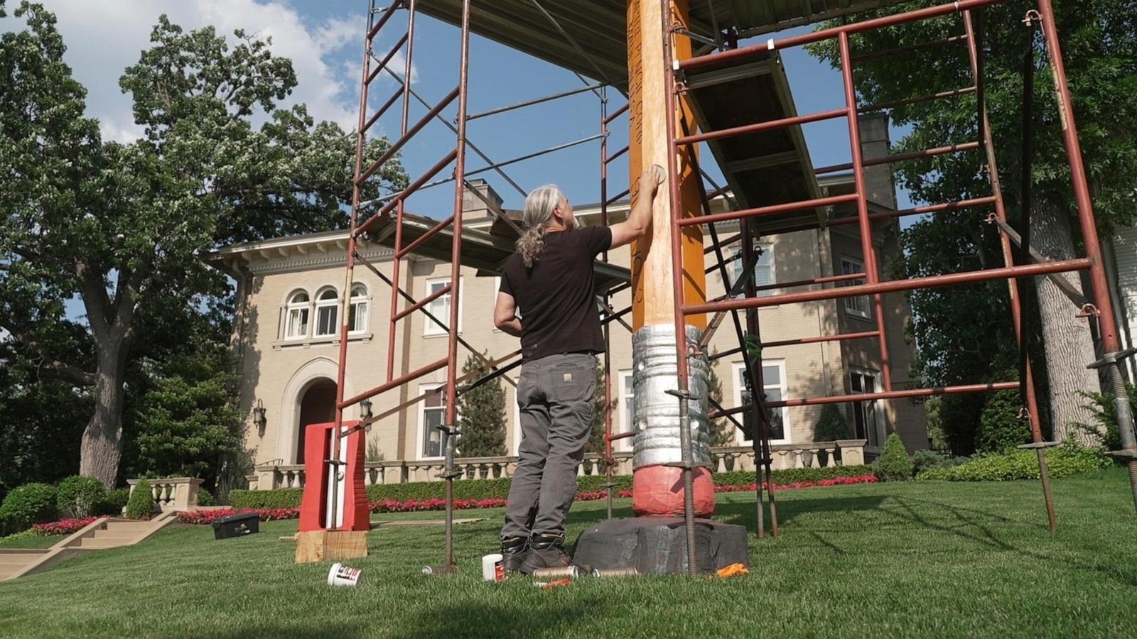Why a Minneapolis neighborhood sharpens a giant pencil every year