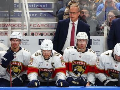 The Panthers' newest lucky charm? They're wearing robes to games, and it's working