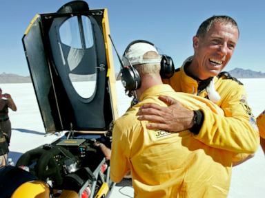 Driver who broke the sound barrier attempts another land speed record in Utah