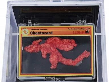 Pokémon-shaped Cheeto, 'Cheetozard,' sells at auction for $87,840