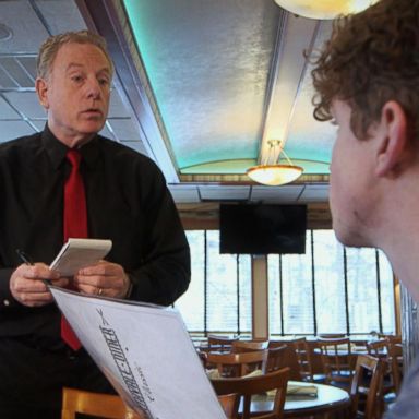 VIDEO: What Would You Do: Young man verbally berates elderly waiter