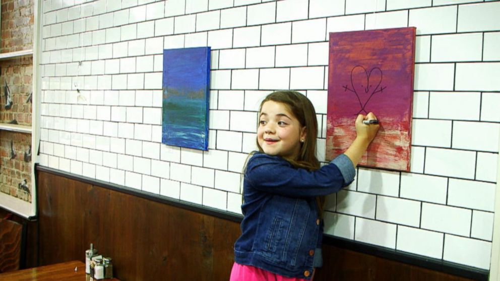 VIDEO: What Would You Do: Young girl damages paintings for sale with markers