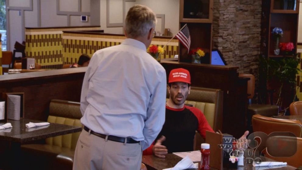 VIDEO: What Would You Do: Manager tells Man to remove MAGA hat