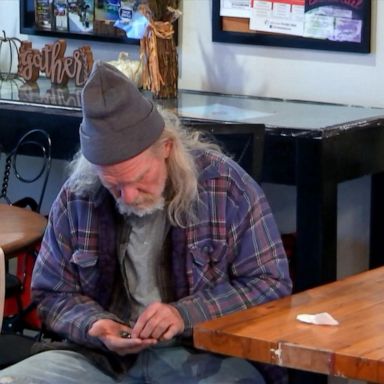 VIDEO: 'What Would You Do?': Generous customers repeatedly buy homeless man’s coffee