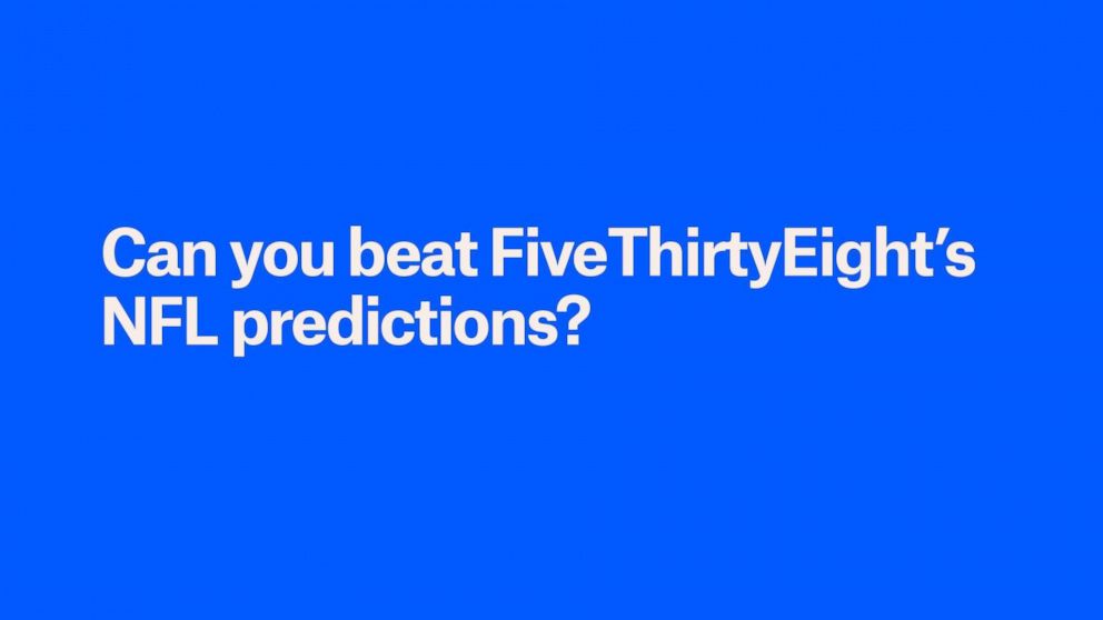 FiveThirtyEight Introducing our new NFL predictions game Video ABC News