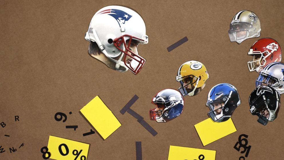 Win Probabilities of New York Giants' largest comeback win in Super Bowl  era