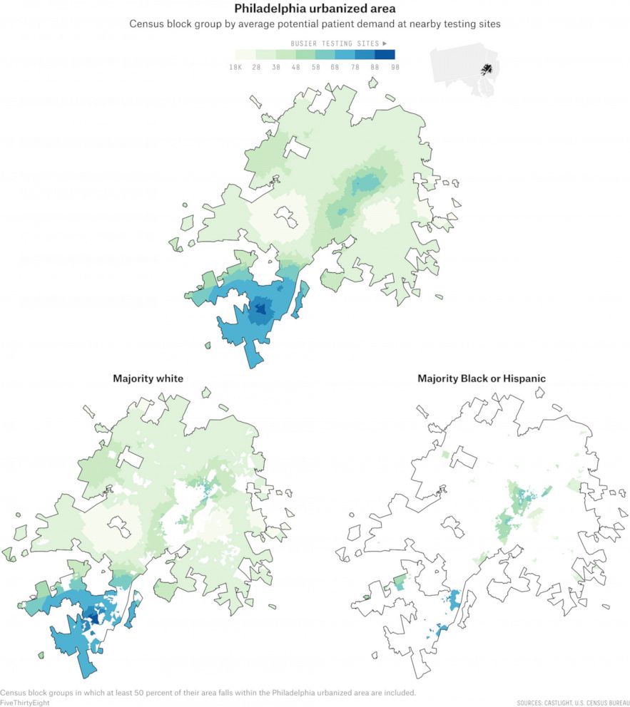 PHOTO: Philadelphia urbanized area