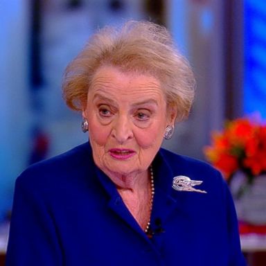 VIDEO: April 10, 2018: Former Secretary of State Madeleine Albright hit the table