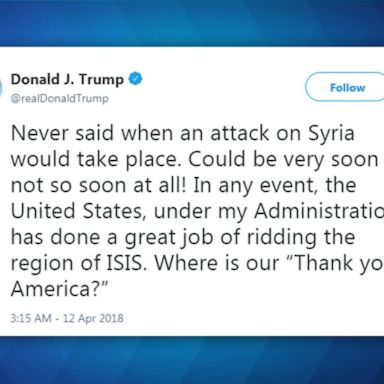 VIDEO: Trump backtracking on Syria threats?