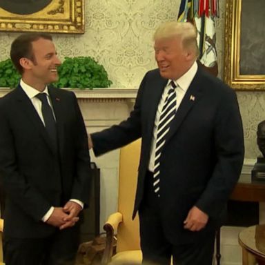 VIDEO: Trump's 'bromance' with French President Macron?