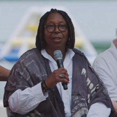 VIDEO: Whoopi Goldberg visits New York summer camp, shares how camp changed her life