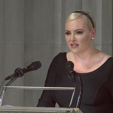 VIDEO: Meghan McCain gives powerful eulogy for her father