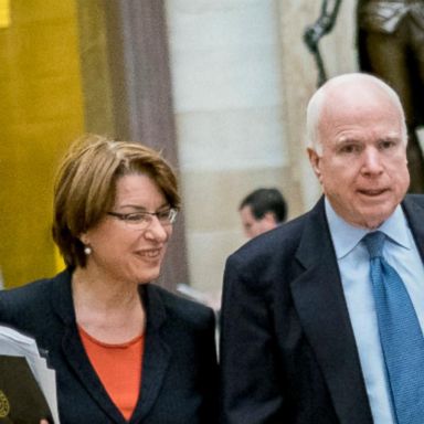 VIDEO: Sen. Amy Klobuchar reminisces about her relationship with Sen. McCain