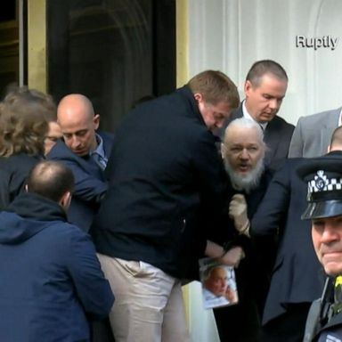 VIDEO: Julian Assange arrested in Ecuadorian Embassy