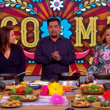 VIDEO: Chef Aaron Sanchez cooks a feast for Cinco de Mayo