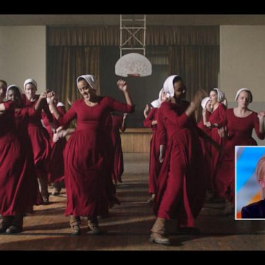 VIDEO: 'The Handmaid's Tale' cast dances it out behind the scenes